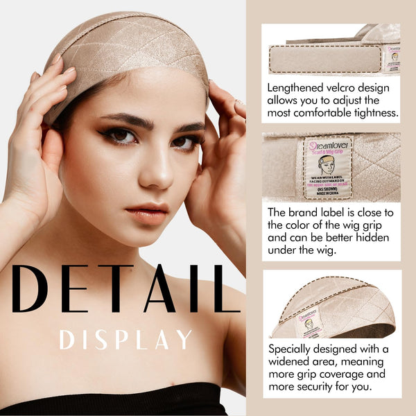 Wide Wig Grip Headband, Wig Grip Band for Securing, Nude, 1 Piece