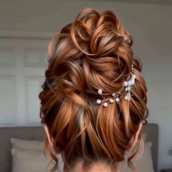 Large Messy Hair Bun Curly Synthetic hair
