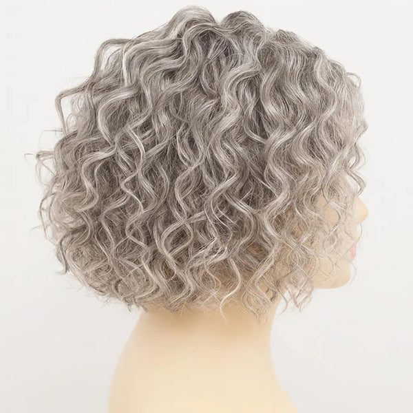 Premium Curly Mono Base Hair Toppers Human Hair for Women