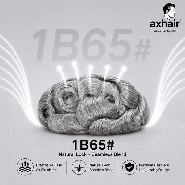 Versalite Base| Lace Front + MONO Mesh + PU Men Toupee Lace Hairline Wig Natural Hairline Human Hair System