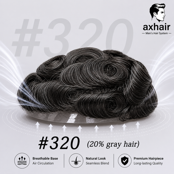 Full Swiss Lace: Hair System for Bald Men  Full Swiss Lace Base | Best for Active Lifestyle