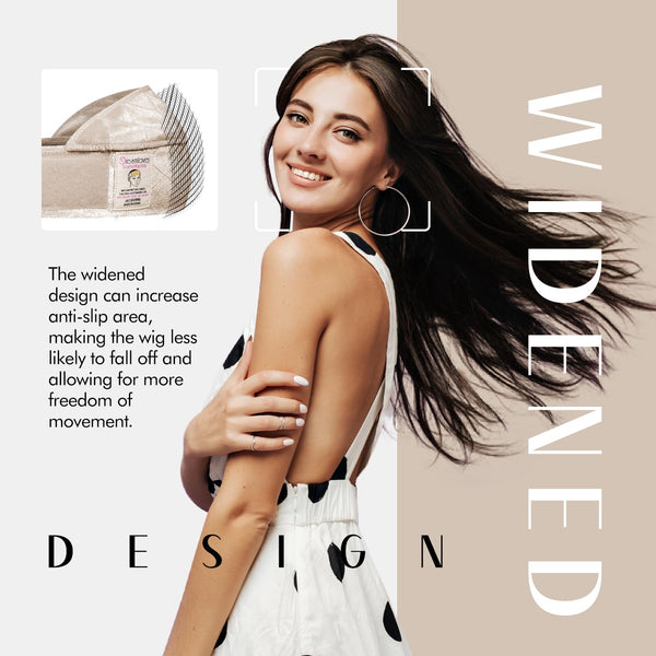 Wide Wig Grip Headband, Wig Grip Band for Securing, Nude, 1 Piece