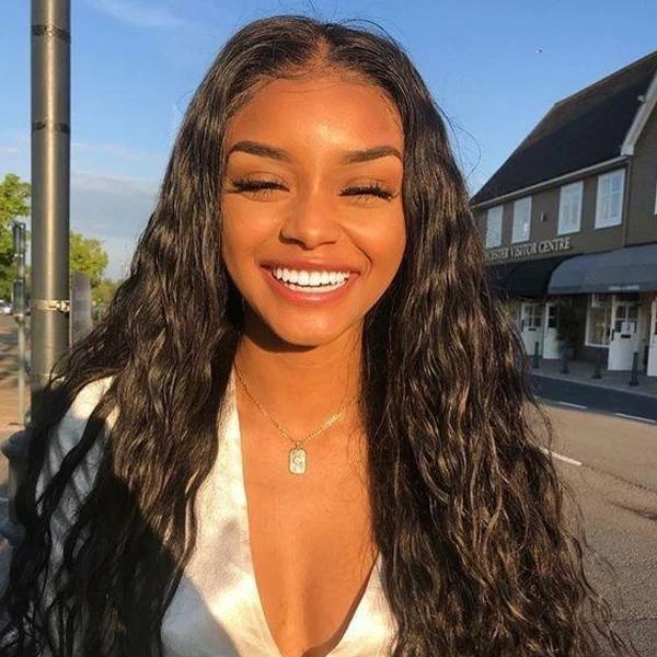 Glueless Natural Wave Wigs for Black Woman