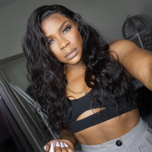Lace Wig Body Hand-Tied Wavy Wig