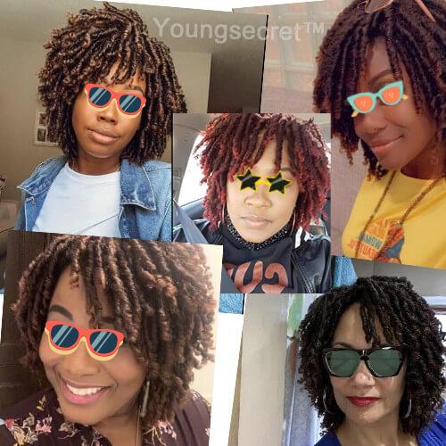Summer Sale High Quality Dreadlock Short Twist Curly Popular Wigs