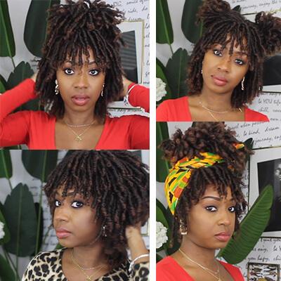 Summer Sale High Quality Dreadlock Short Twist Curly Popular Wigs