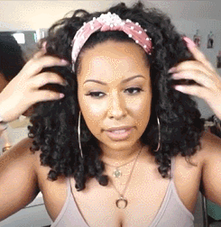 Deep Curly Headband Wig