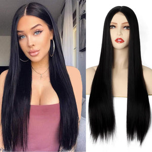 Hot Brazilian Long Straight Hair Mini Lace Front Wigs