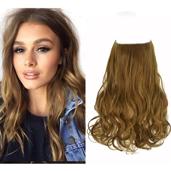 Wave Halo Clip in Hair Extensions Wigs