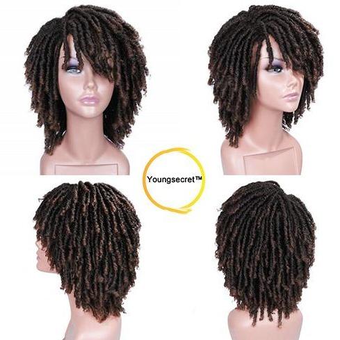 Summer Sale High Quality Dreadlock Short Twist Curly Popular Wigs