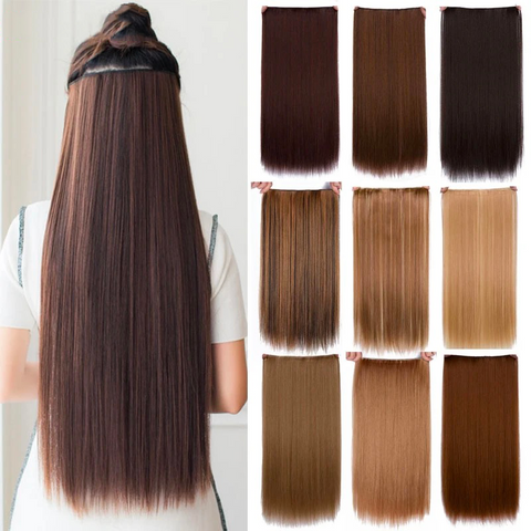 24'' Long Straight Hair Extensions