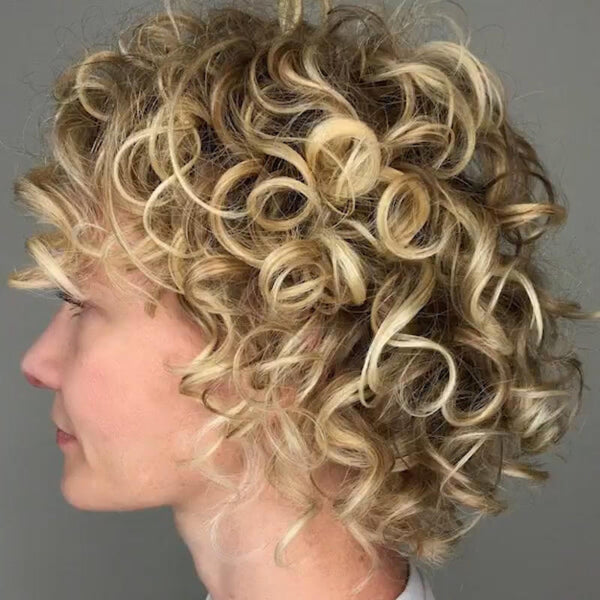 Curly Hair Topper For Women Charming & Natural & Soft