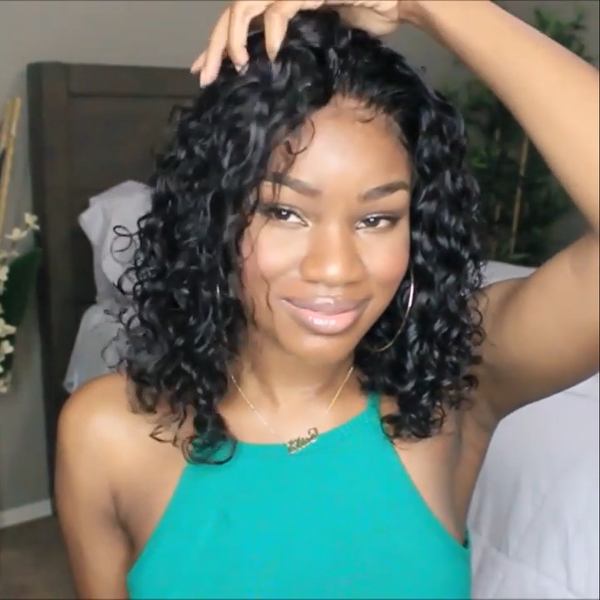 【Super realistic 9A grade wig】Deep Curly Brazilian Virgin Hair