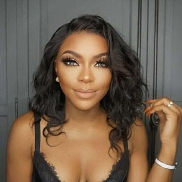 Brazilian Water Wave Lace Frontal Wigs Wave Wig