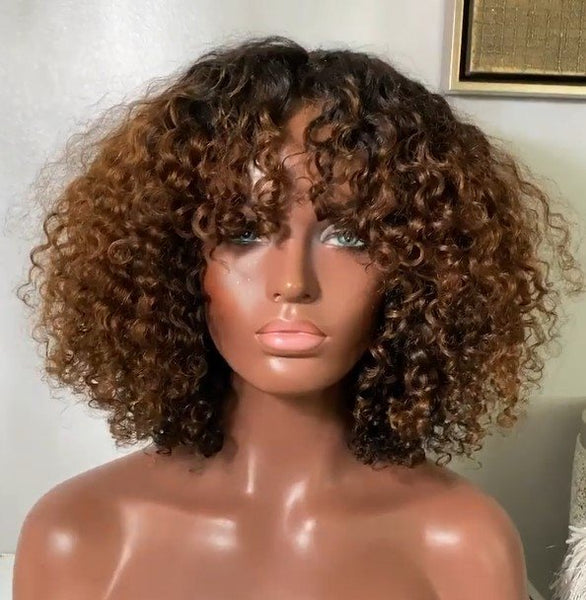 HOT SALE🔥Super Natural Curly Bob Wig