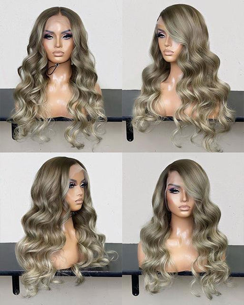 Classic Big Wave Blonde Wigs