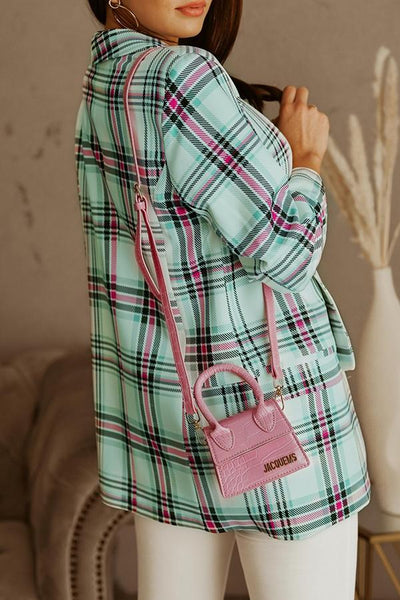 Small Town Charm Plaid Blazer