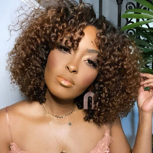 HOT SALE🔥Super Natural Curly Bob Wig