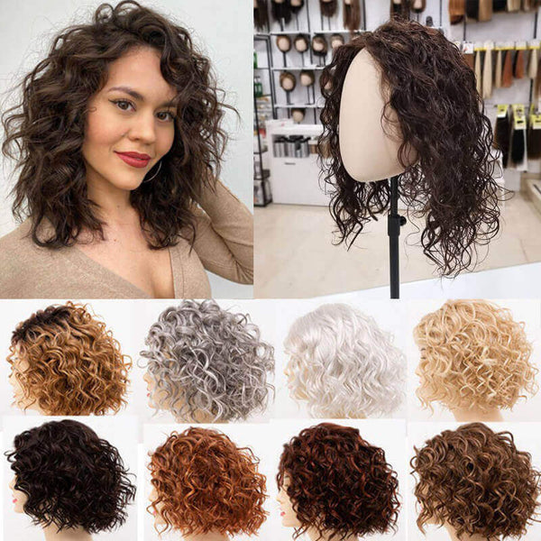 Curly Hair Topper For Women Charming & Natural & Soft