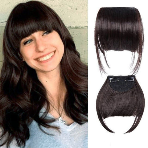 3D Clip-In Bangs Hair Extensions Wig