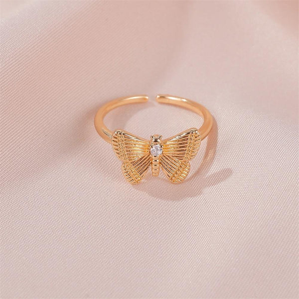 Y2K Heart Butterfly Taiji Rings Metal Fashion Harajuku Vintage Sweet Charms Rings 30% OFF Buy 2 or More No Code Required