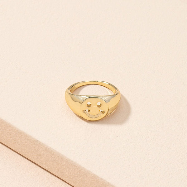 Y2K Jennie Charms Smiley Heart Flower Rings 90s aesthetic - 30% OFF Buy 2 or More No Code Required