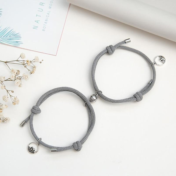 1 Pair Magnetic Bracelet Couple Gift