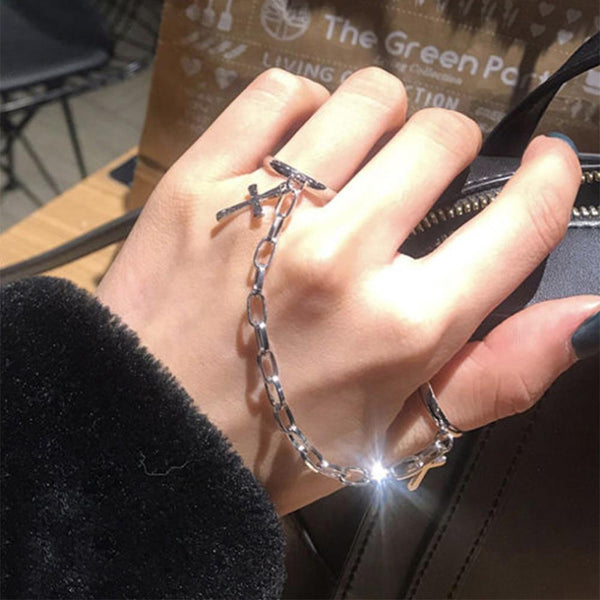 Circular Rings Set Opening Index Finger Accessories Buckle Tail Ring