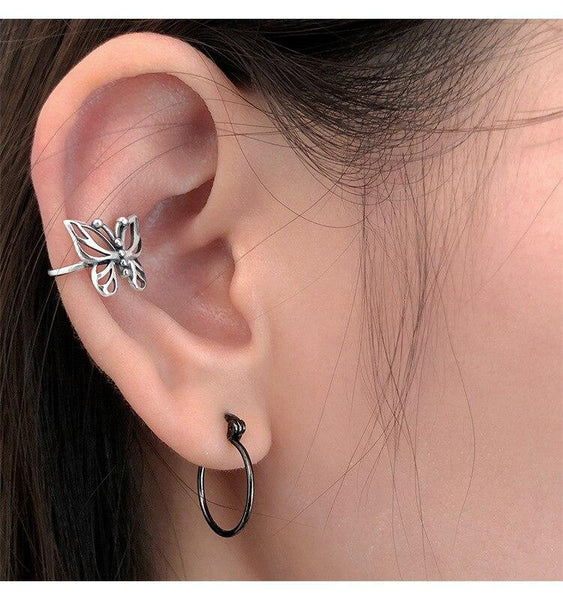 Hollow Butterfly Ear Cuff No Need Piercing -- 30% OFF Buy 2 or More No Code Required