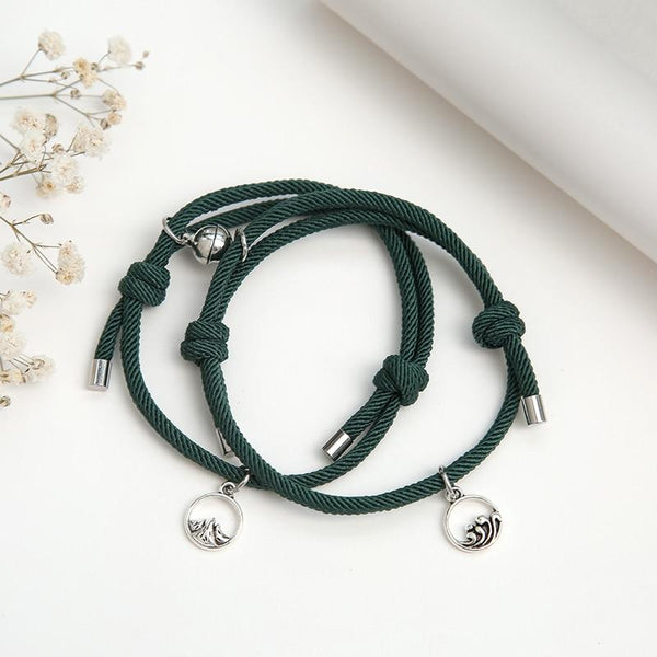 1 Pair Magnetic Bracelet Couple Gift