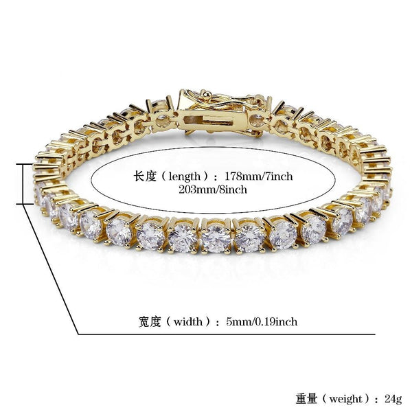 Tennis Chain CZ Diamond Bracelet
