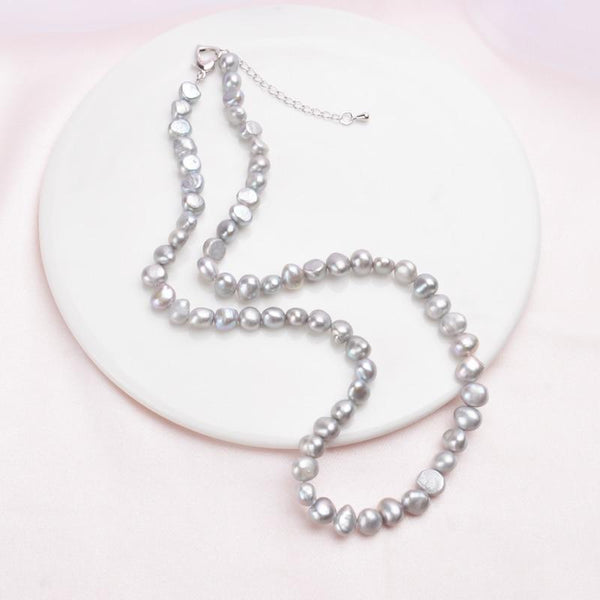 Freshwater Pearl Necklace Vintage Baroque Pearl Jewelry for Women 2021 Trend Gifts for The New Year