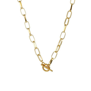 Trendy Chain Choker Necklace Silver Gold
