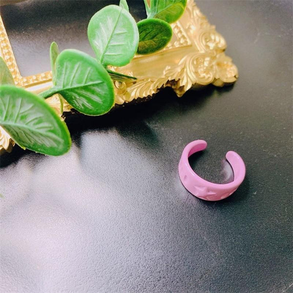 Candy Color Charms Opening Rings Resin Vintage Harajuku Sweet Girl Fashion Rings Jewelry 90s Style - 30% OFF Buy 2 or More No Code Required