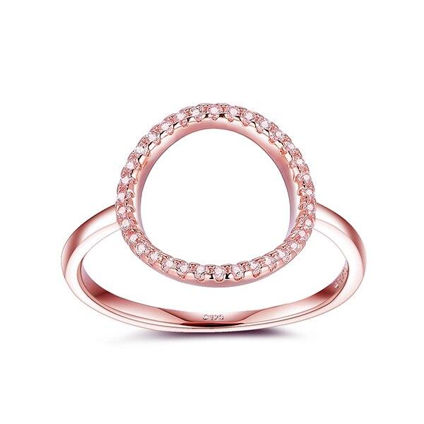 925 Sterling Silver Sprakling Clear CZ Rings For Women Fashion Heart Star Round Rhombus Shape Finger Rings Fine Jewelry