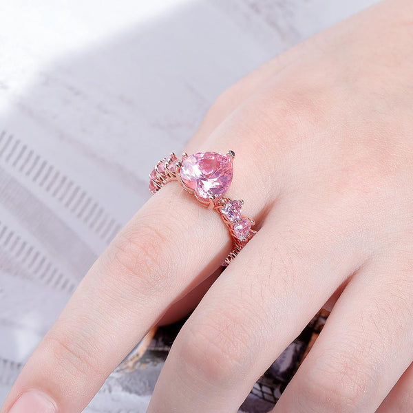 Heart Quality CZ Diamond Ring
