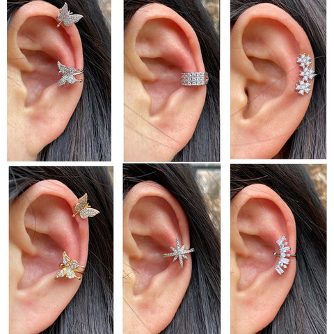 Cute Ear Cuff No Piercing Ear Clip Jewelry 1pcs -- 30% OFF Buy 2 or More No Code Required