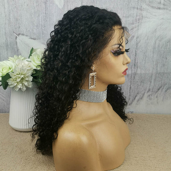 Undetectable Clear Lace Melt Skin Water Wave 13x6 Lace Front Wig Hair