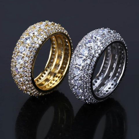 Men's Iced Out Circle Ring