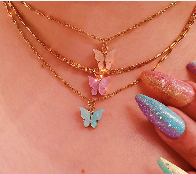 Shell Butterfly Cute Necklace