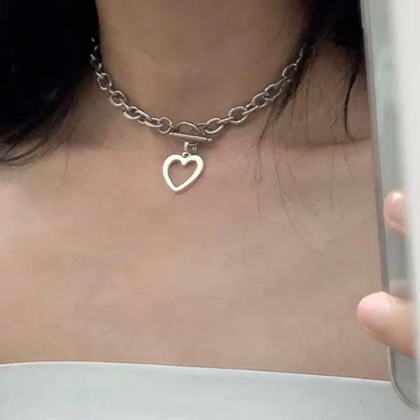 Titanium No Fade Titanium Heart Necklace