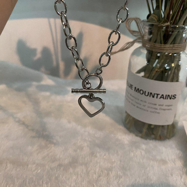 Titanium No Fade Titanium Heart Necklace