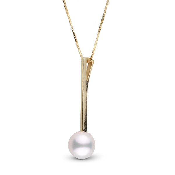 Bar Collection 6.5-7.0 mm Akoya Pearl Pendant