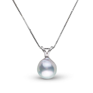 Unity Collection 7.0-8.0 mm Silver Blue Akoya Pearl Pendant