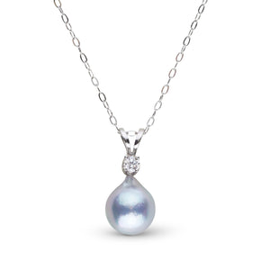 Harmony Collection 7.0-8.0 mm Silver Blue Akoya Pearl Pendant