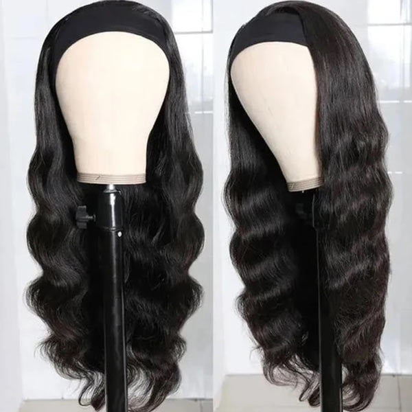 Mslynn Body Wave Headband Wig Human Hair Glueless Wig No Lace Wig