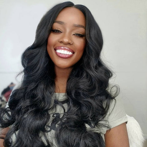 Mslynn HD Lace Wigs Body Wave Wig Transparent 13x4 Lace Front Wig