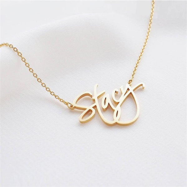 Unique 10 Fonts Custom Name Necklace