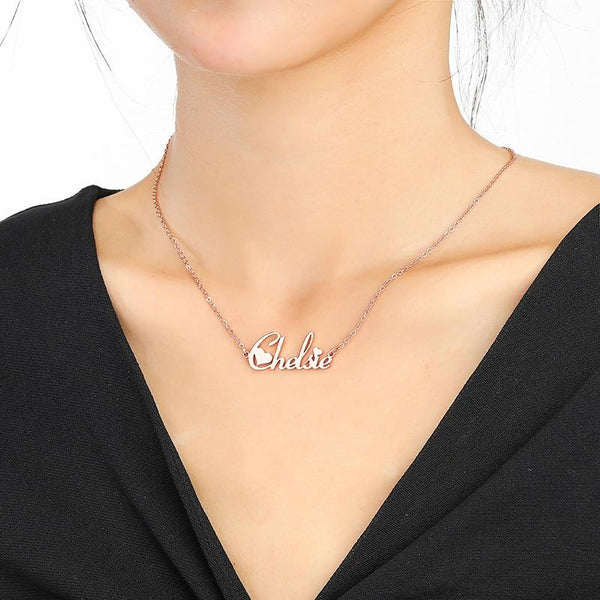 Unique 10 Fonts Custom Name Necklace