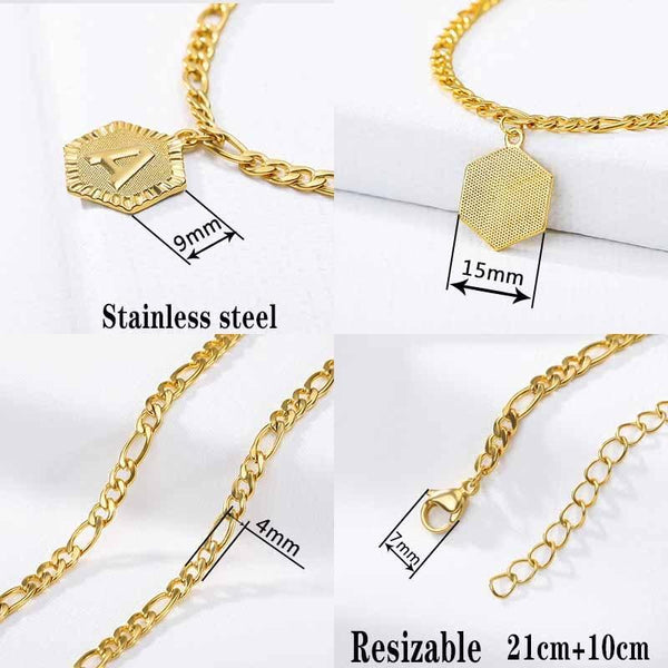 A-Z Letter Anklet Cute Ankle Bracelet